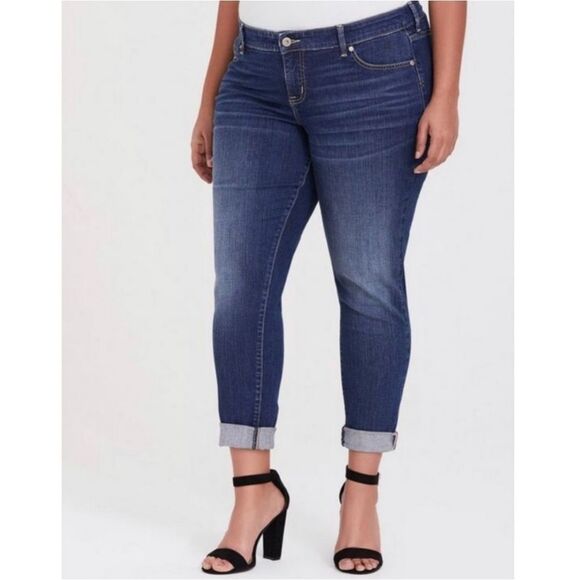 Torrid Denim Straight Leg Jeans. Coastal Cowgirl, Normcore, Denim - Picture 11 of 11
